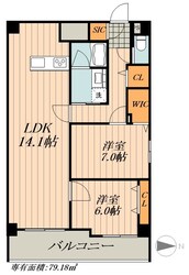 ロイヤルカーサ千種の物件間取画像